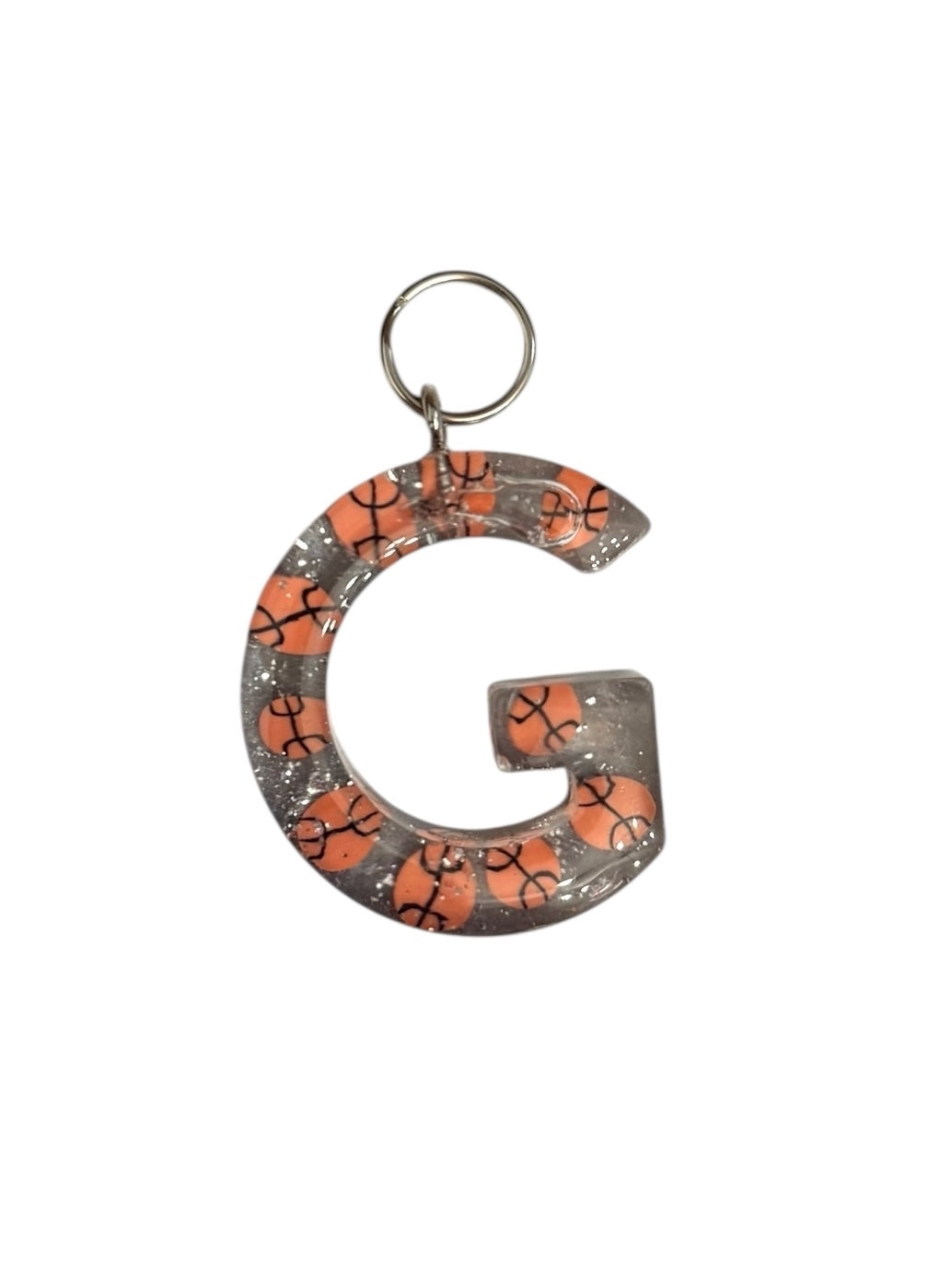 017 - Resin Letter "G" Charms for Keychains