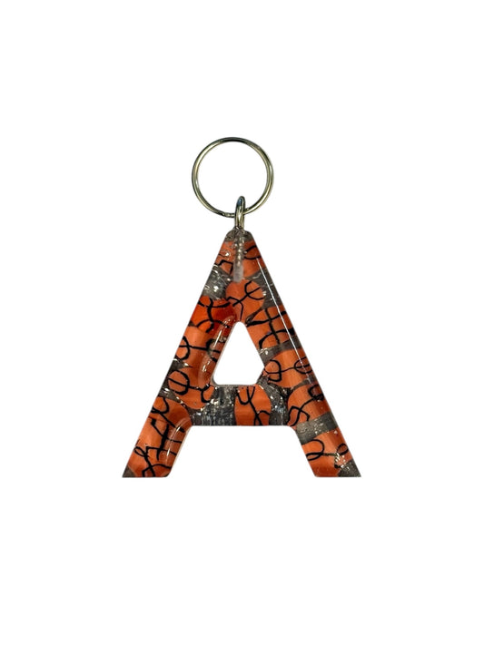 017 - Resin Letter "A" Charms for Keychains