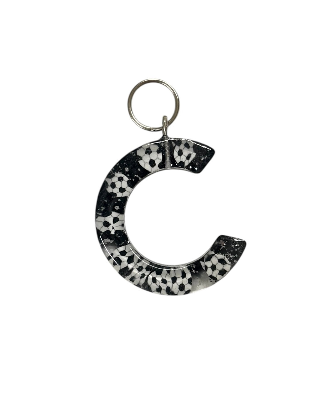 017 - Resin Letter "C" Charms for Keychains