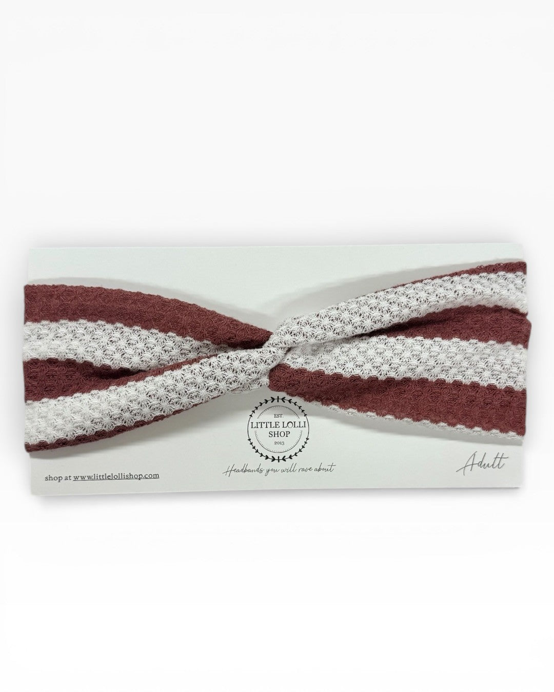 035 - Striped Lace Headband