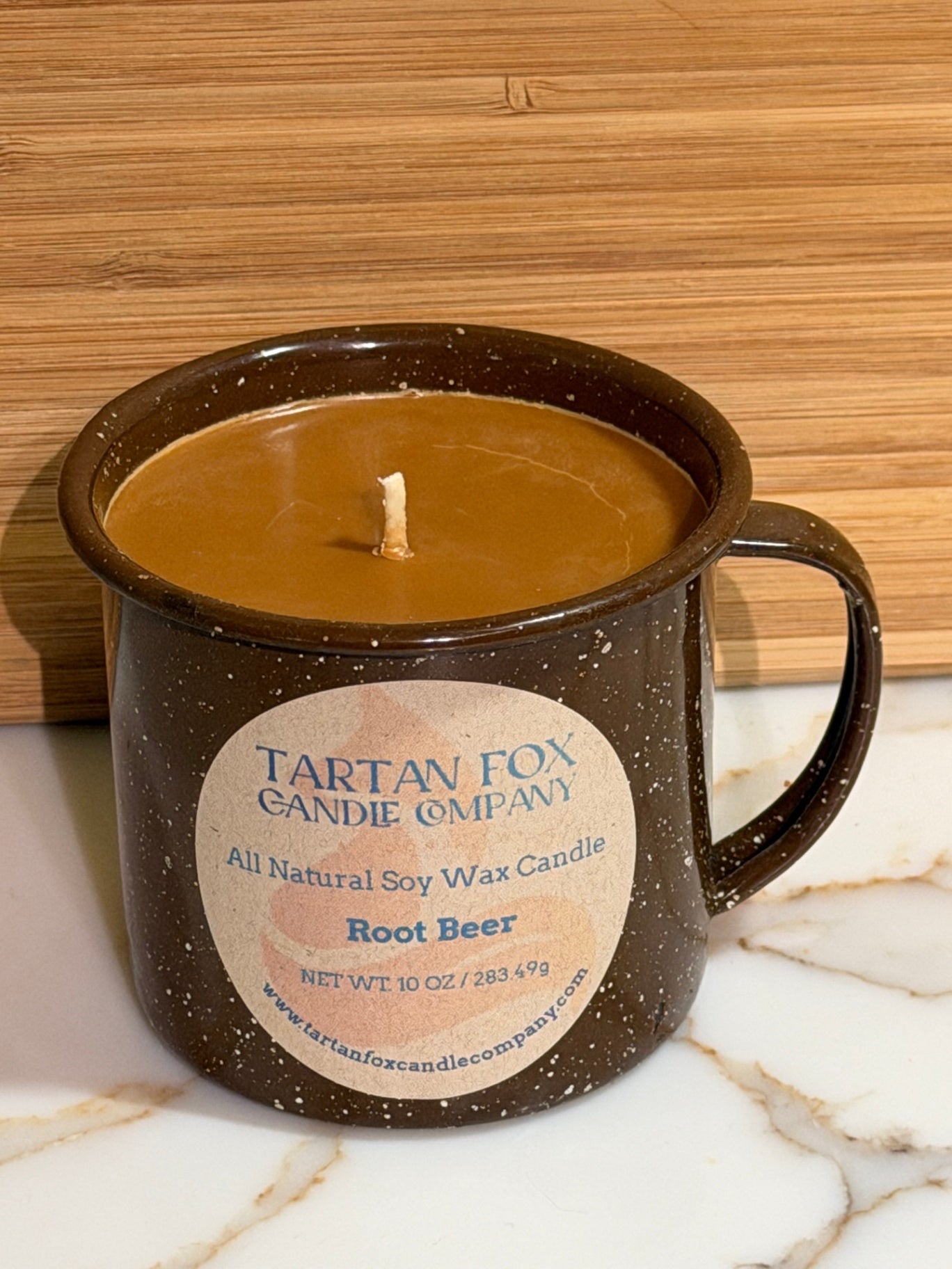 050 - Root Beer 10oz Camp Cup Soy Wax Candle