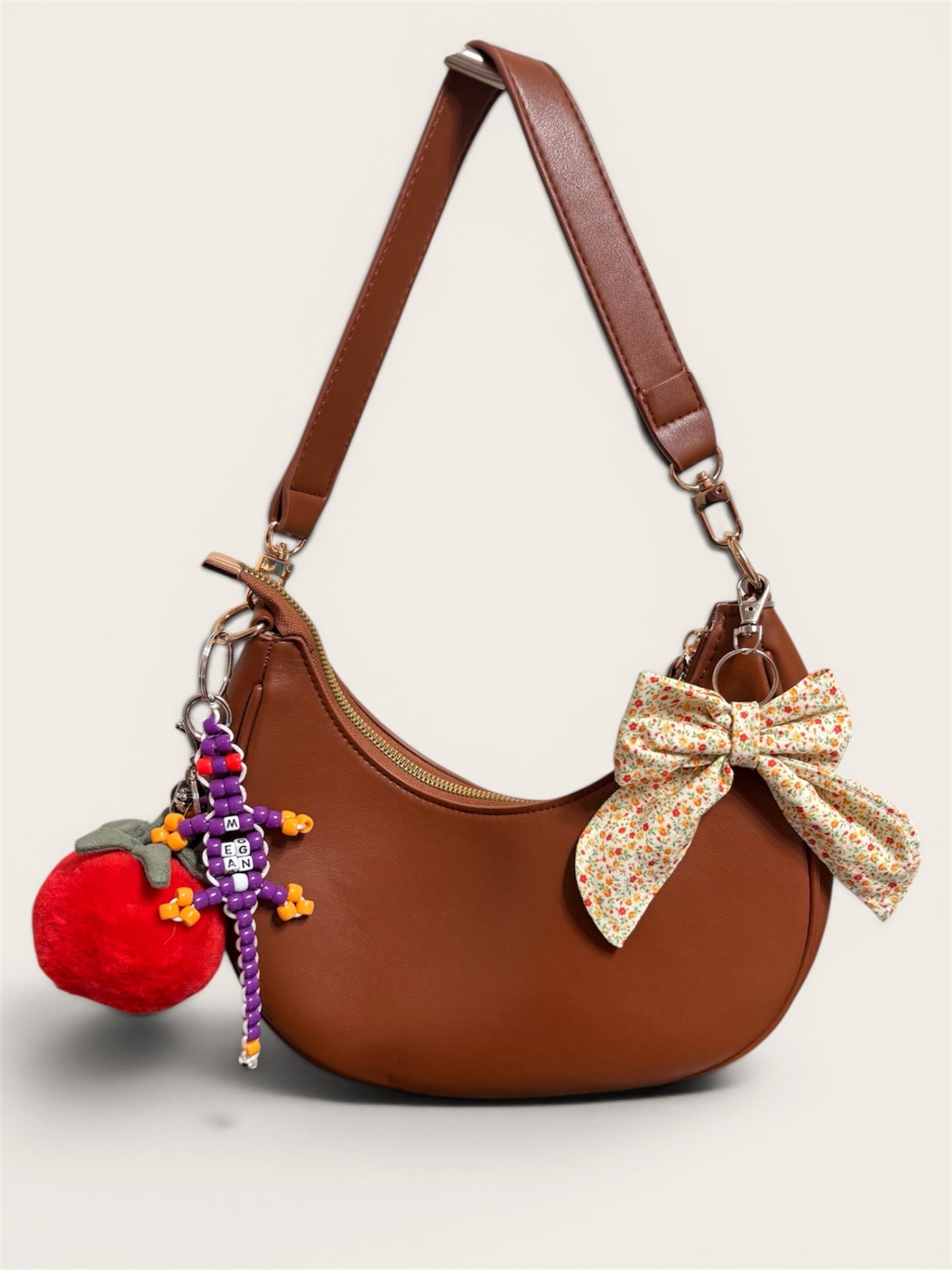 063 - Floral Bow Keychain