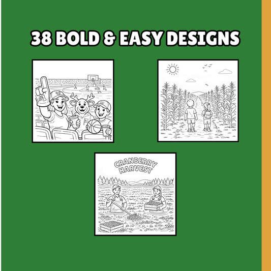066 - Hello, Wisconsin! Kids Coloring Book