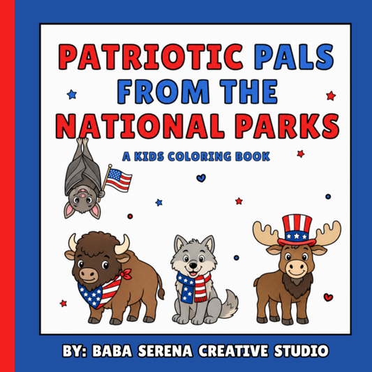066 - Patriotic Pals from the National Parks Coloring Book