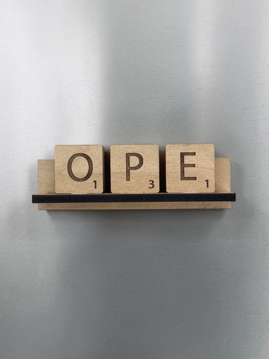 OPE Wisconsin Word Tile Magnet
