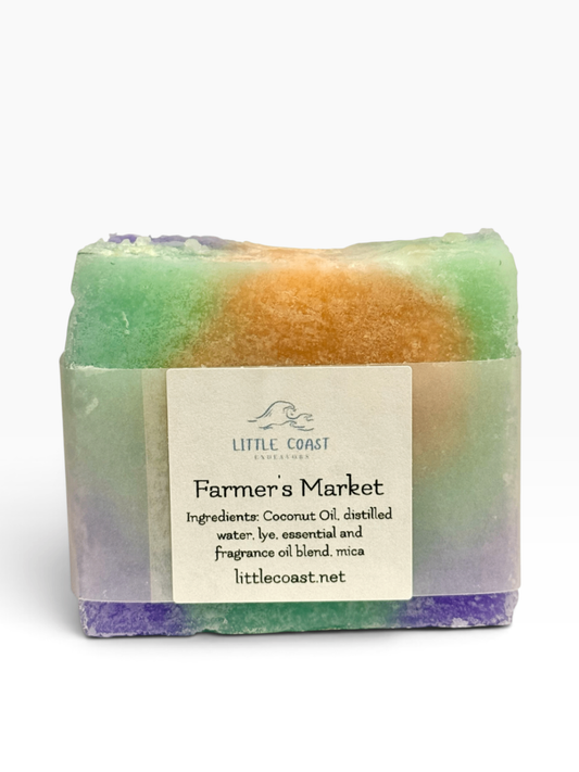 065 - Farmer's Market Coconut Oil Bar Soap with Essential Oils