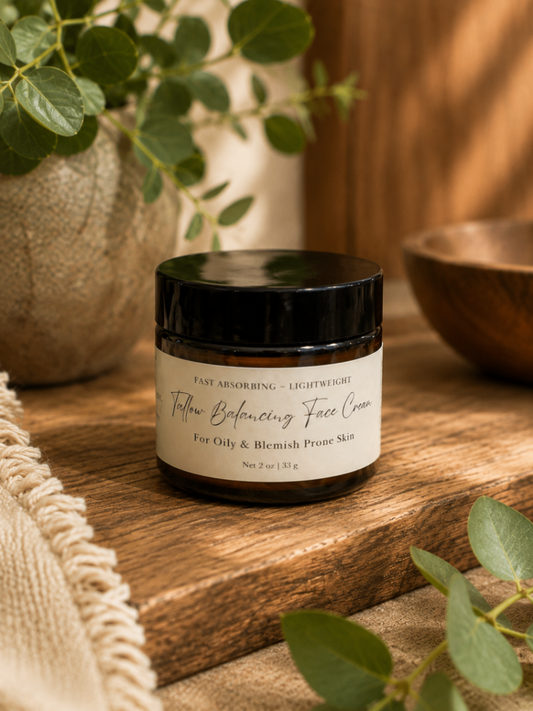 067 - Tallow Balancing Face Cream for Oily & Blemish Prone Skin - 2 oz