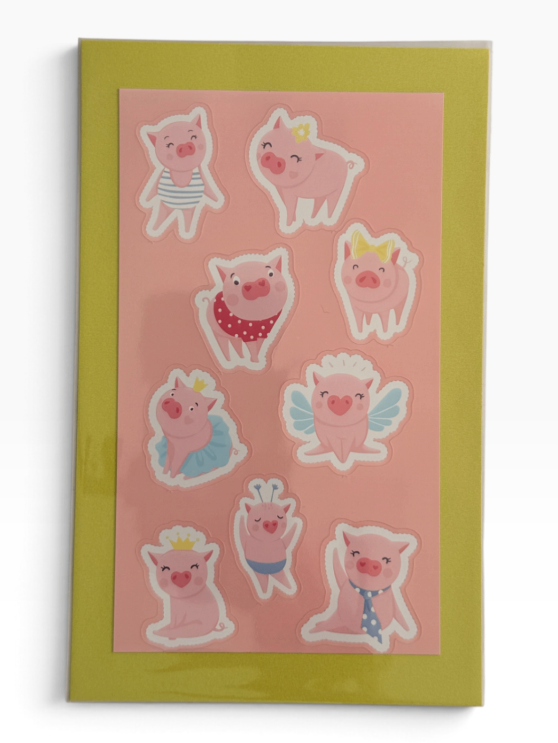 060 - Whimsical Pigs Sticker Sheet