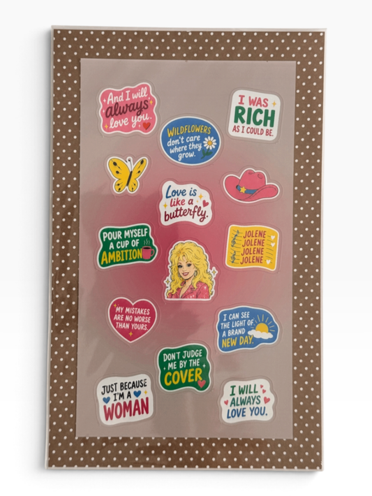 060 - Dolly Girl Sticker Sheet