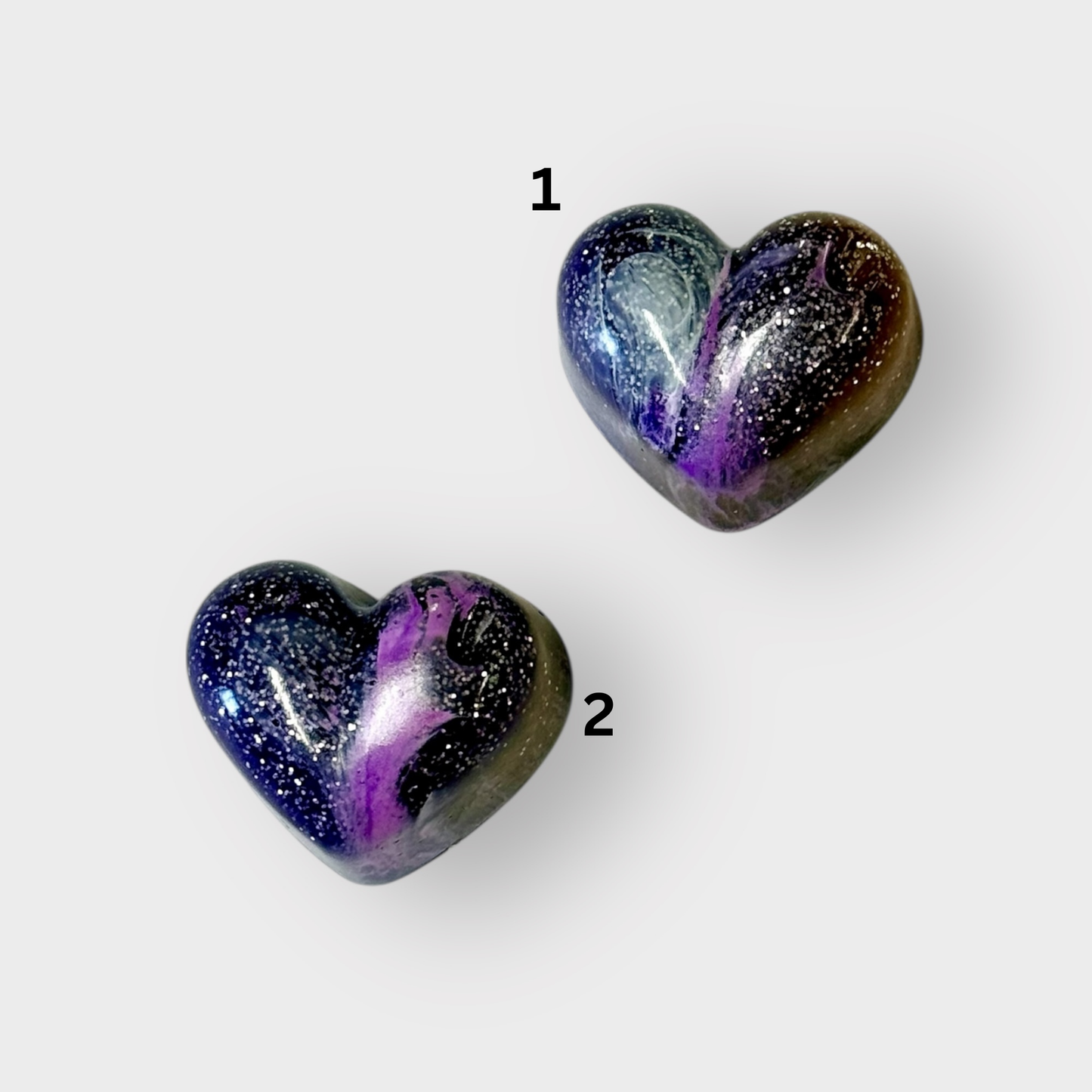 017 - Resin Heart Magnet