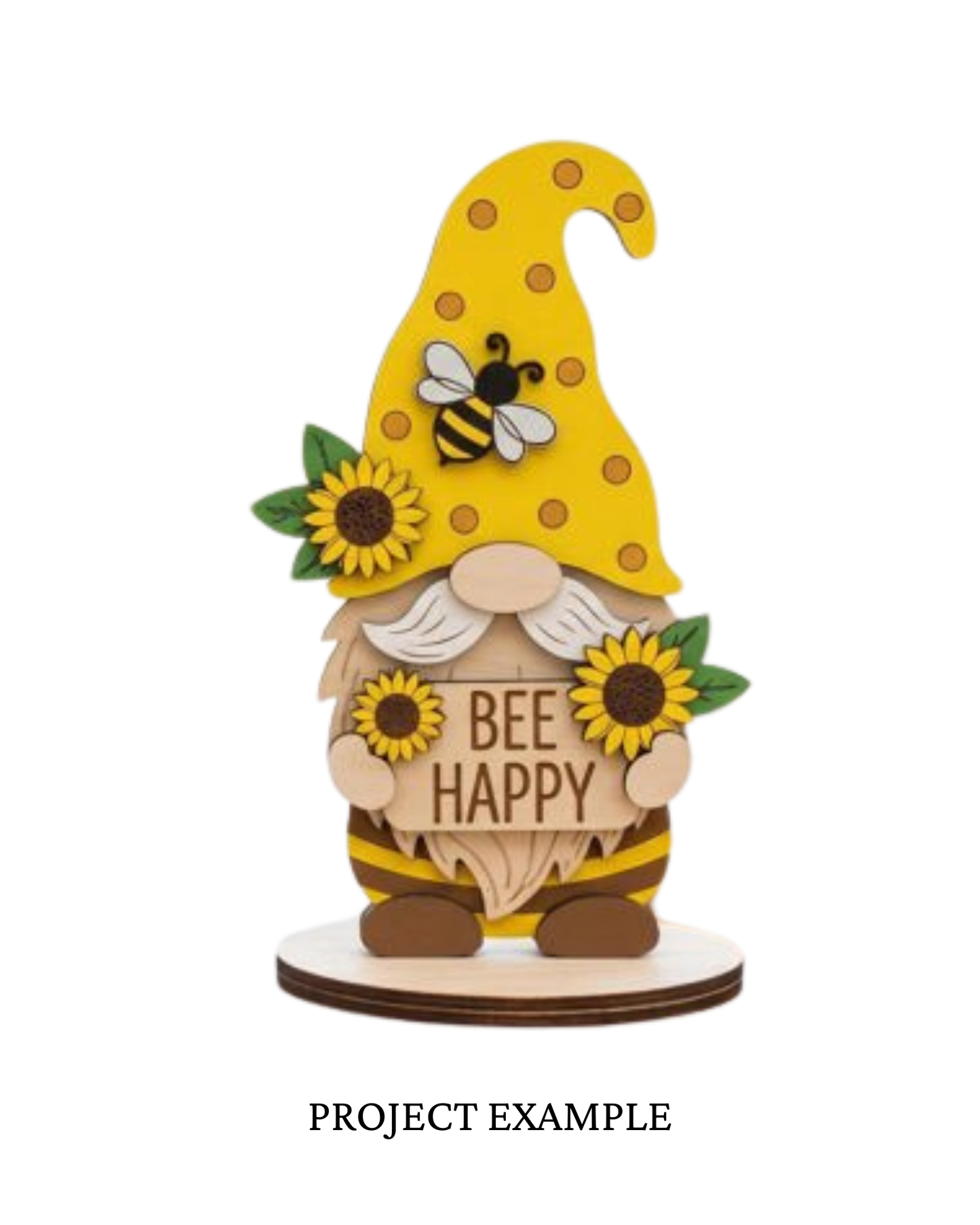 Bee Happy Gnome Shelf Sitter | Creative Table Project