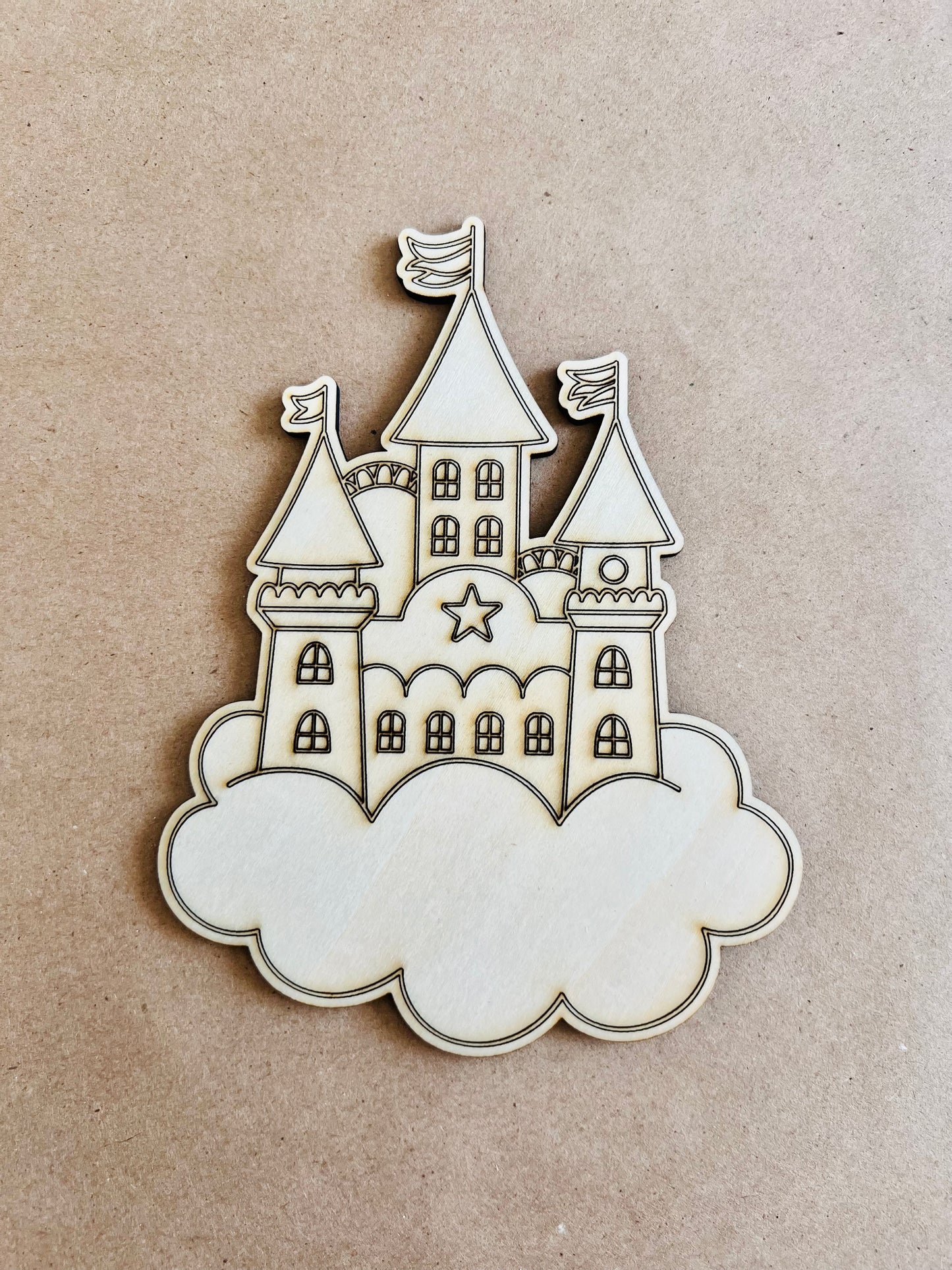 Laser Cut Engraved Wooden Fairytale Paint Kit | Craft Kits | Maxilyn House