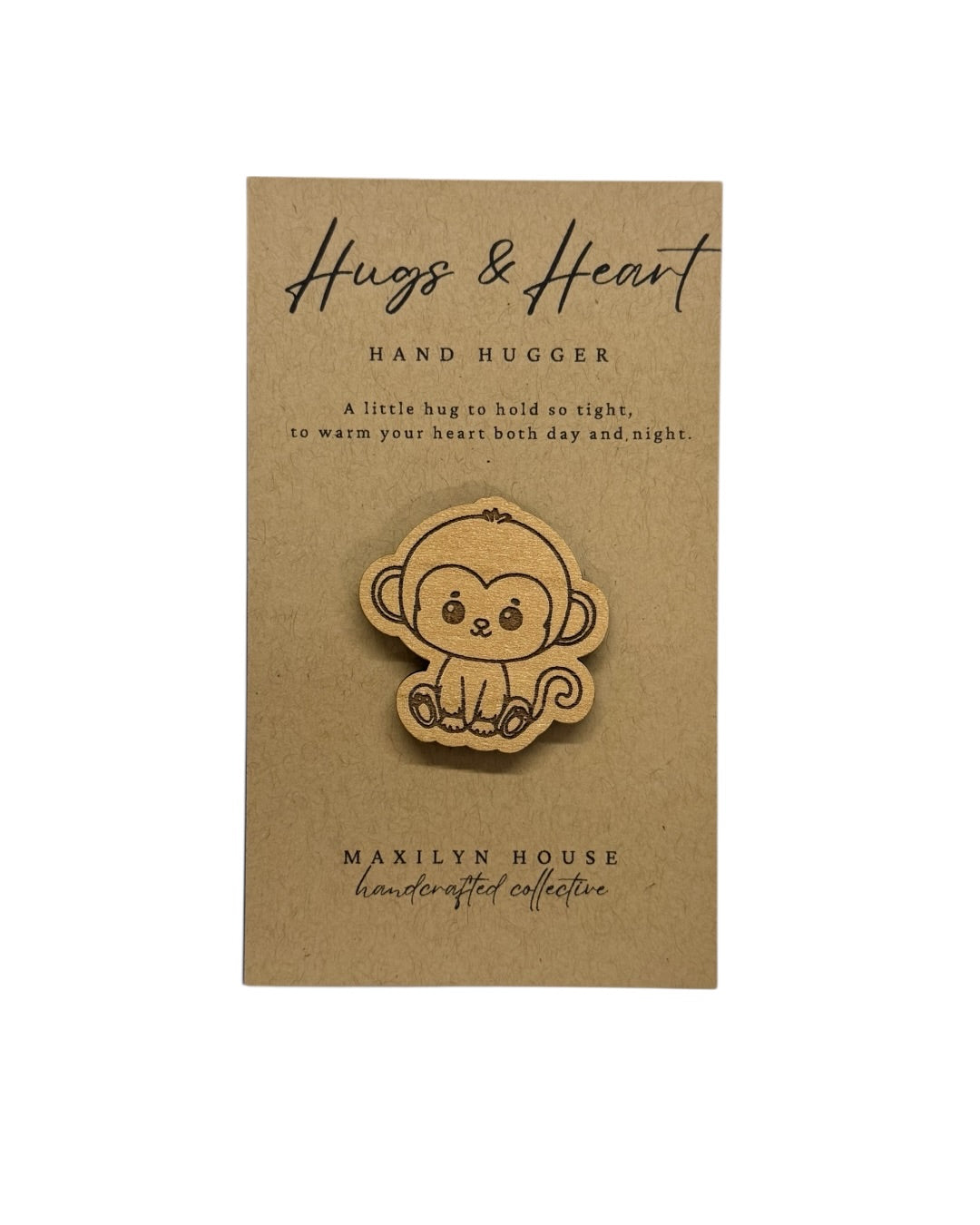 Monkey Pocket Hug – Small Comfort Gift & Pocket Token