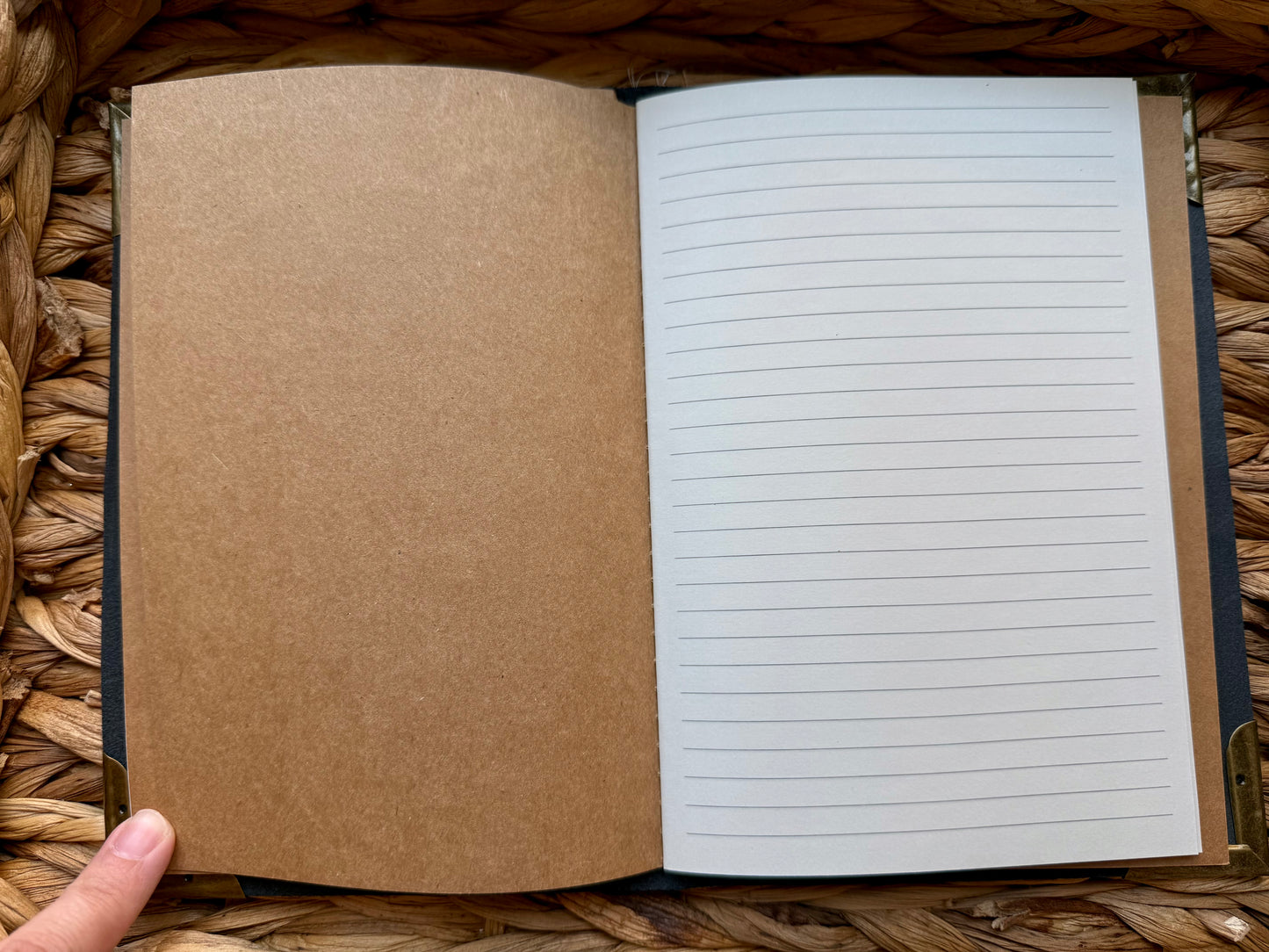Black Leather Traveler’s Journal
