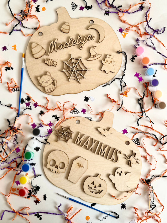 Custom Pumpkin Sign Kit