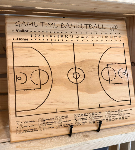 09 - Wooden Basketball Dice Game