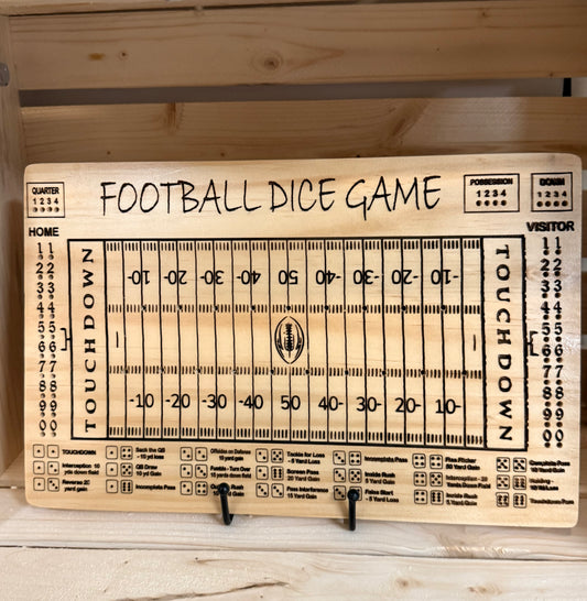 09 - Wooden Football Dice Game