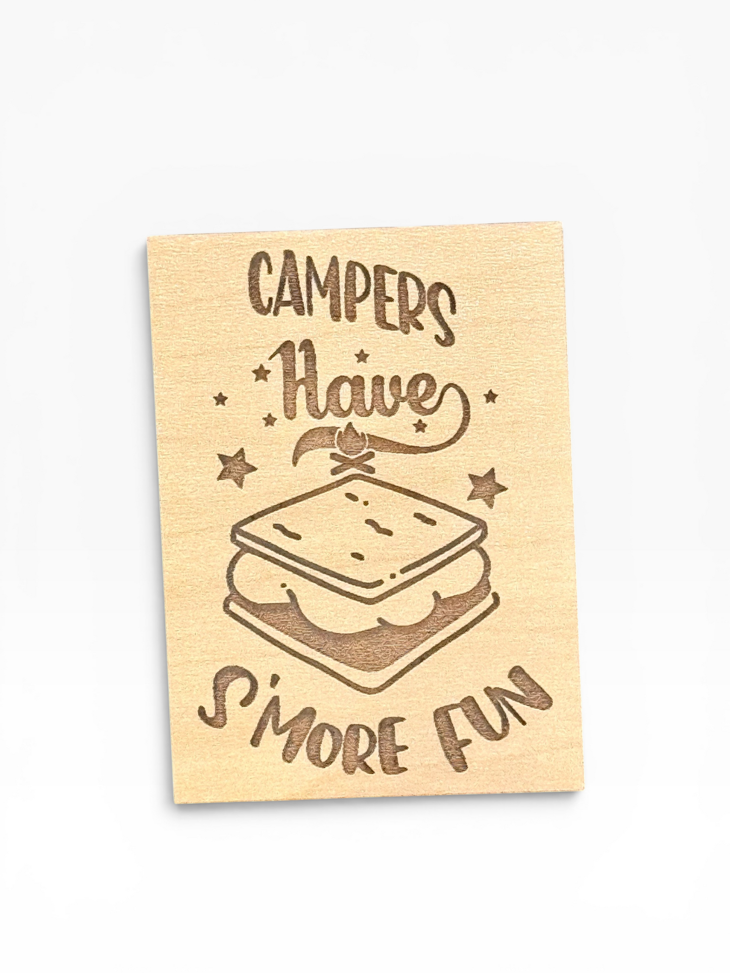 Camper Have S'more Fun Wooden Magnet