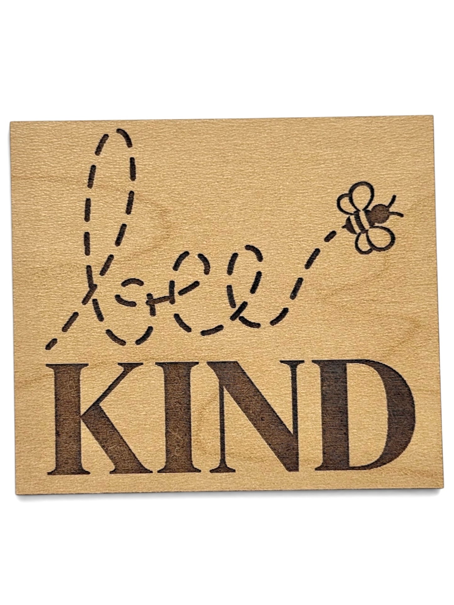 Bee Kind Wooden Magnet