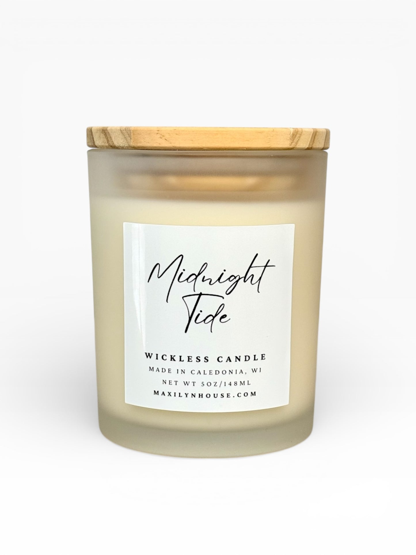 Midnight Tide 5oz Wickless Soy Candle