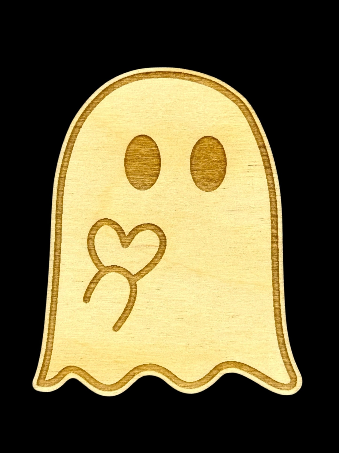 Ghost Love Wood Magnet