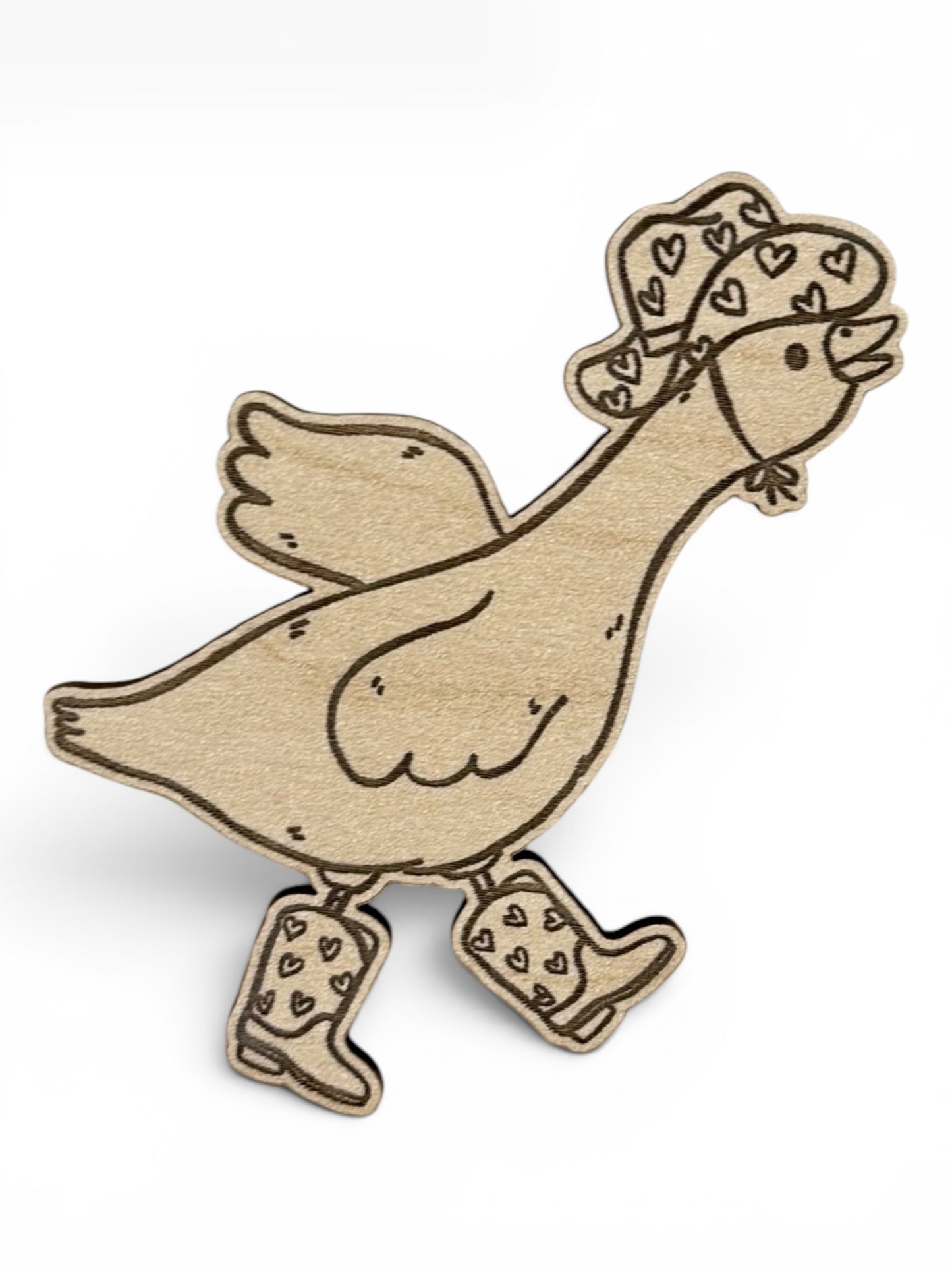Dancing Cowgirl Goose Magnet