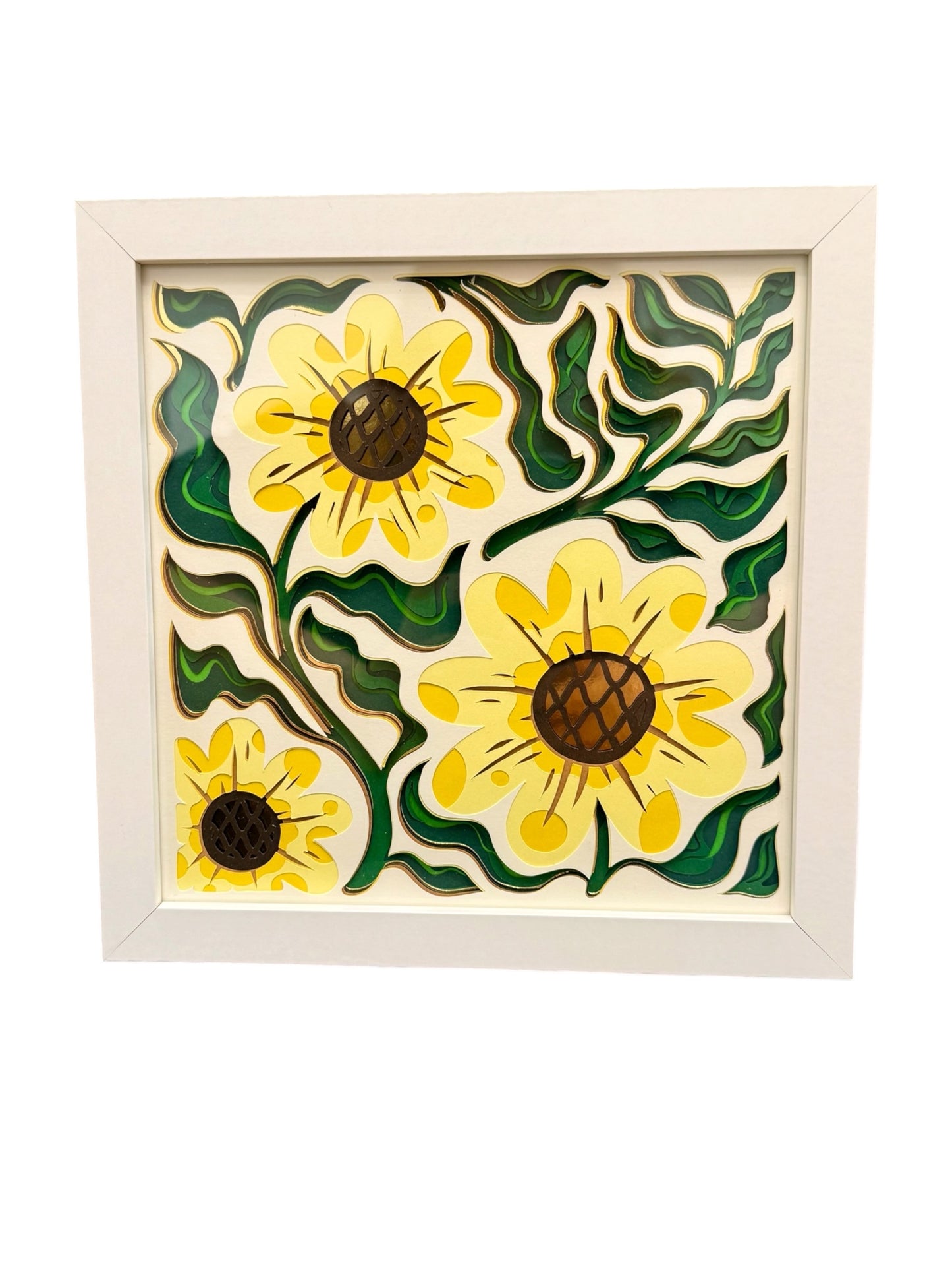 Summer Sunflower Shadowbox
