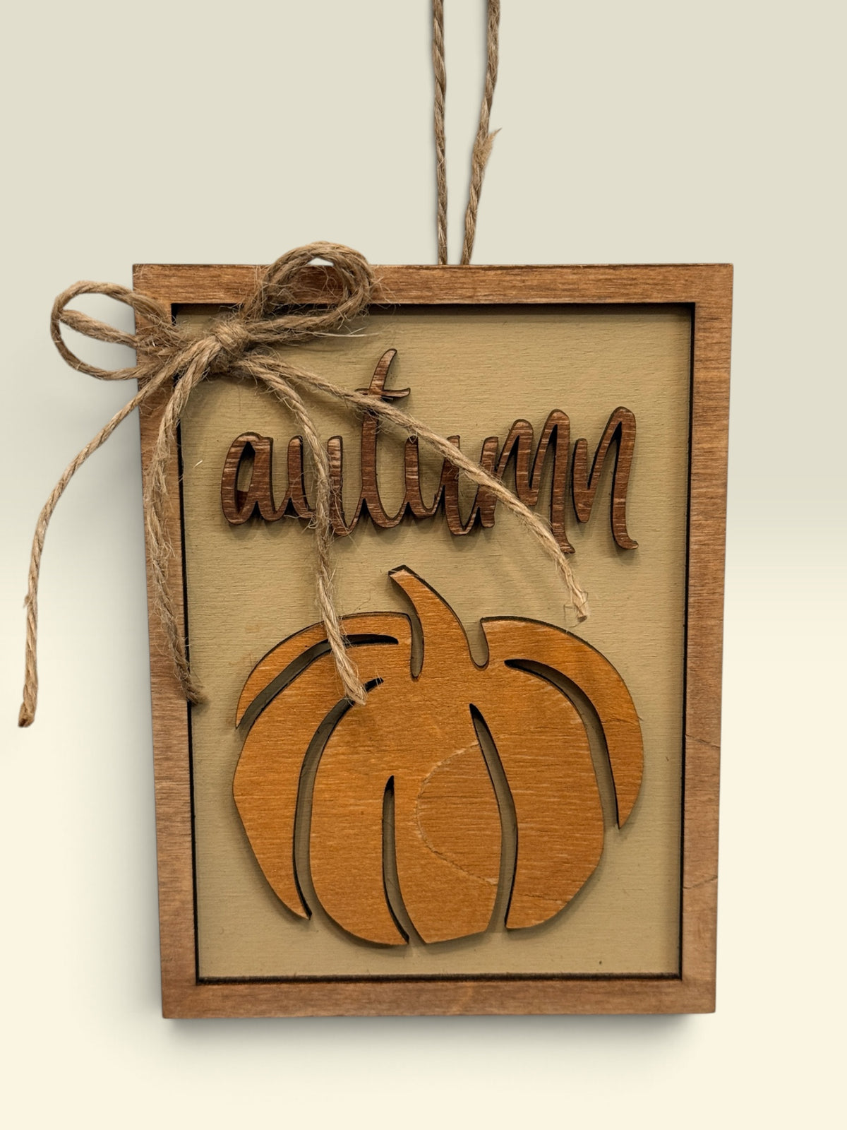 Rustic Autumn Mini Wood Sign