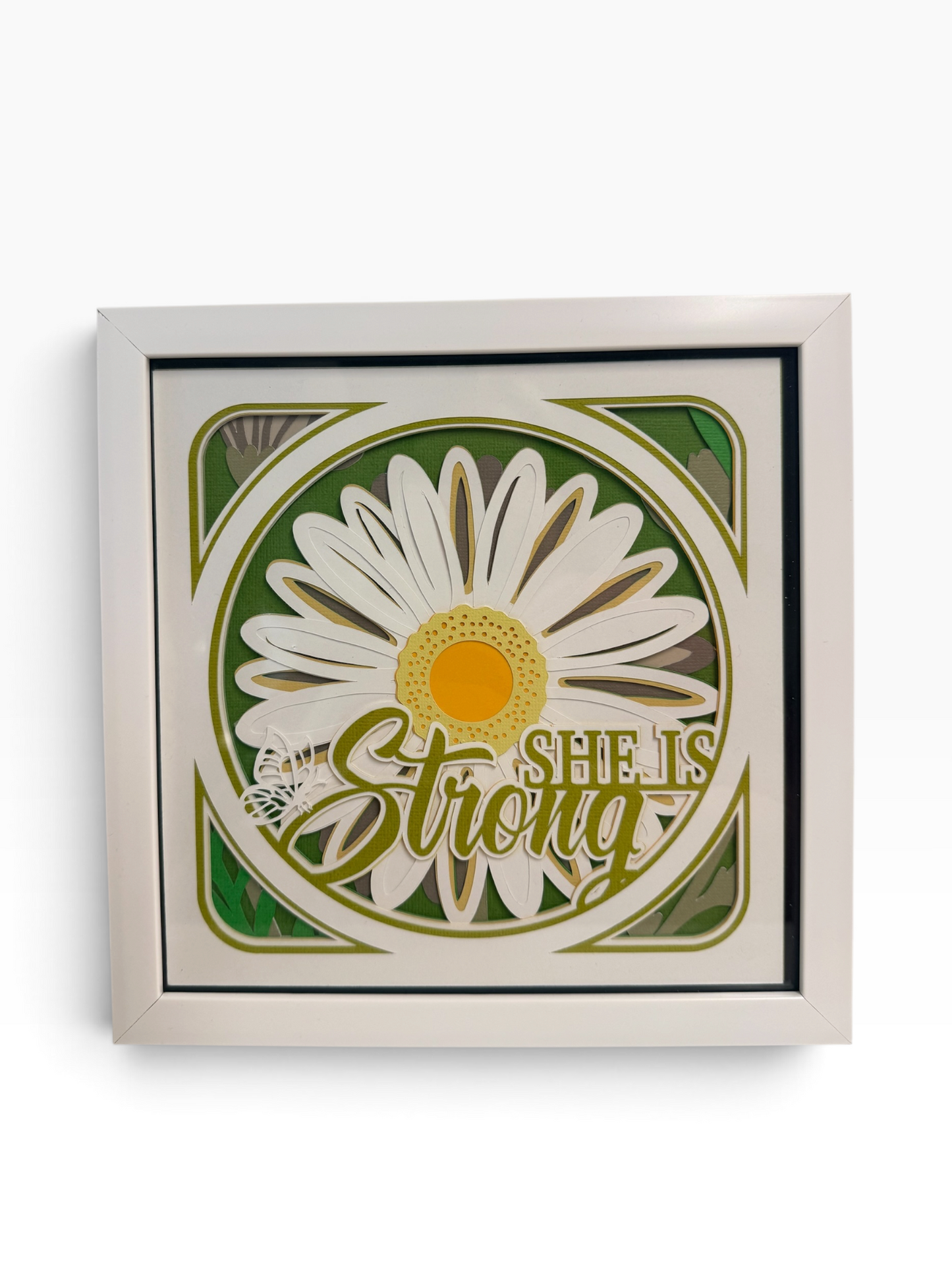 She Is Strong Shadow Box