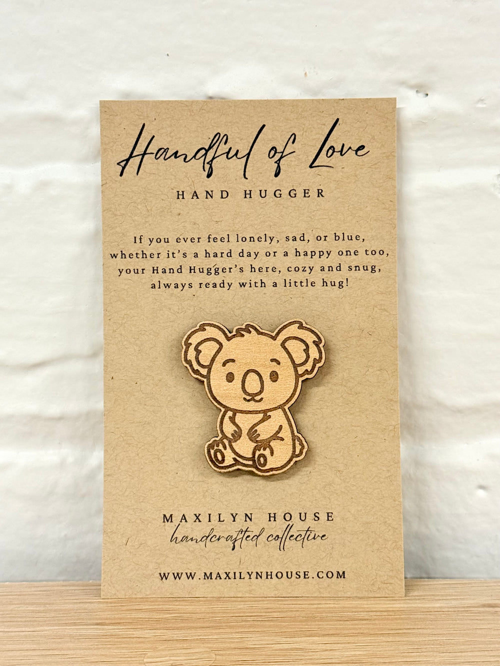 Koala Wooden Pocket Hug