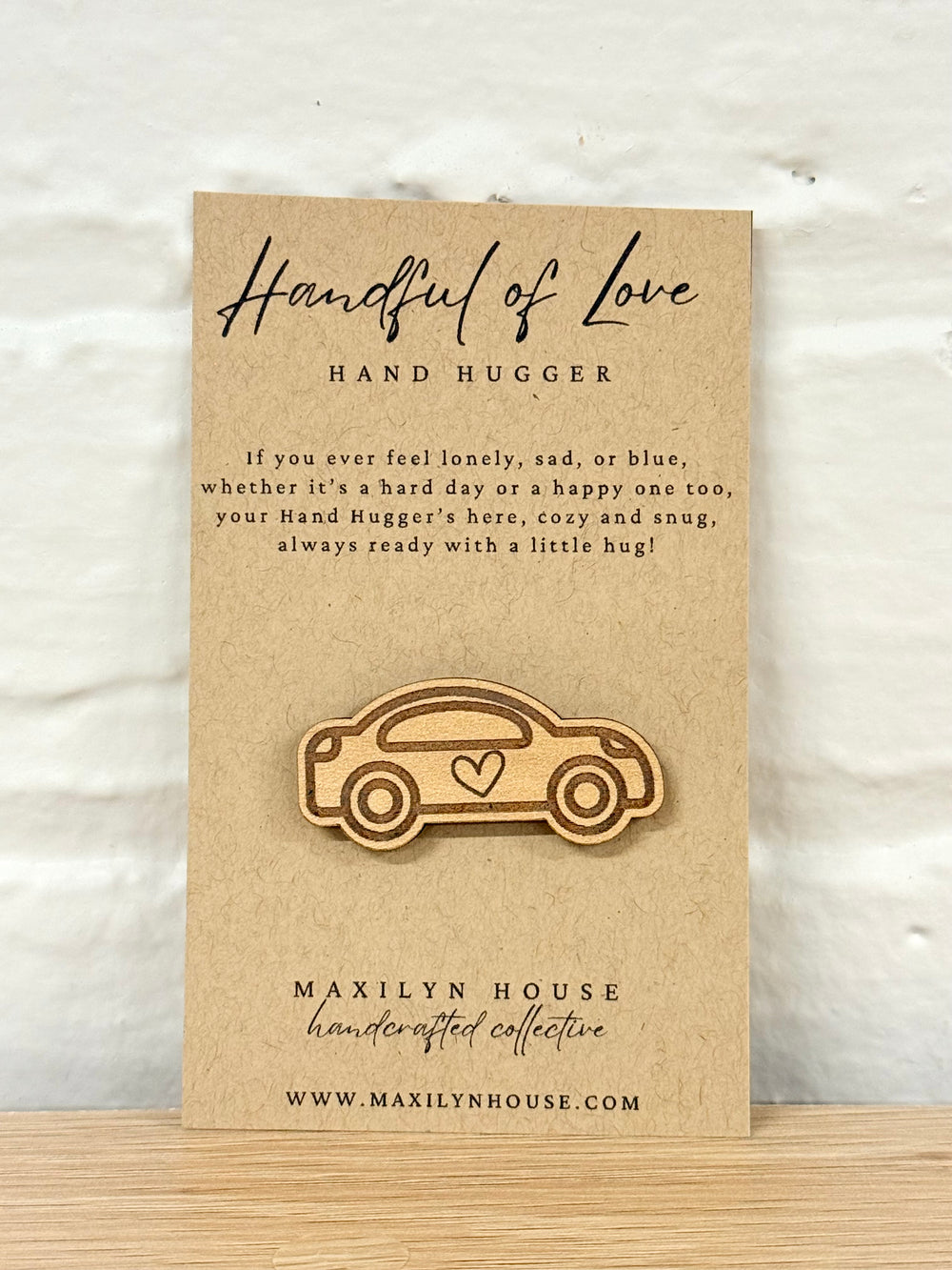 Car Wooden Pocket Hug