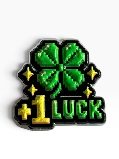 +1 Luck | Acrylic Gamer Pin