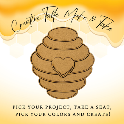 Layered Bee Hive Magnet Creative Kit