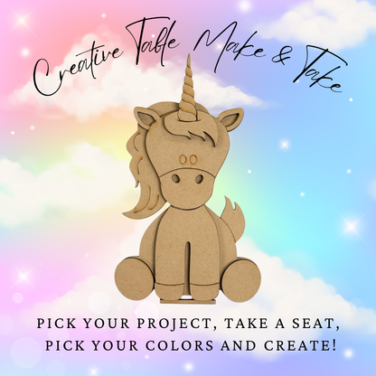 Layered Unicorn Shelf Sitter Creative Kit