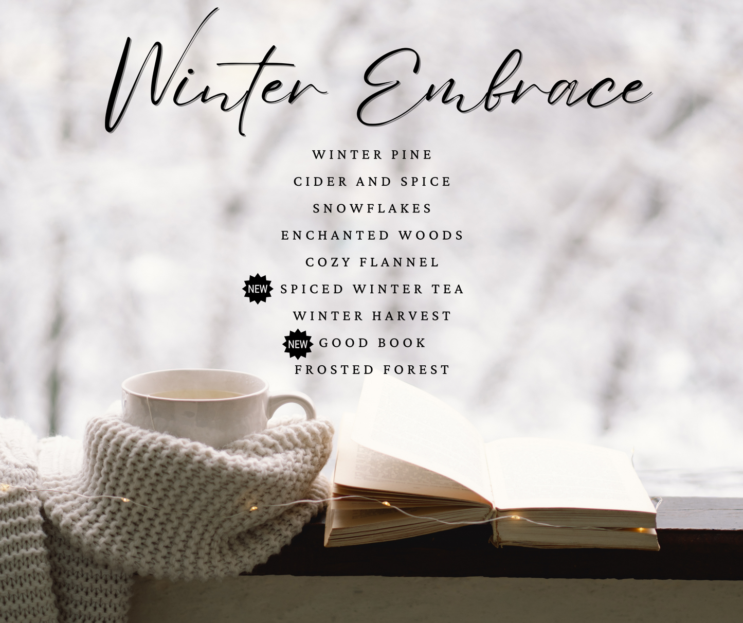 Discovery Set | Winter Embrace Collection | Soy Wax Tart Samples | Warm & Cozy Home Fragrances | Maxilyn House