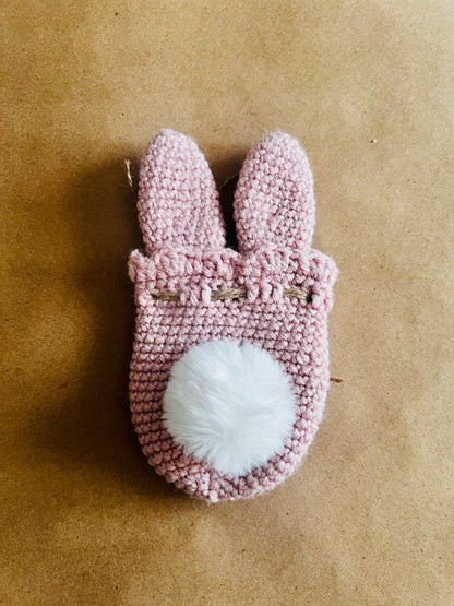 Crochet Bunny Egg Treat Bag | Crochet Decor | Easter | Maxilyn House