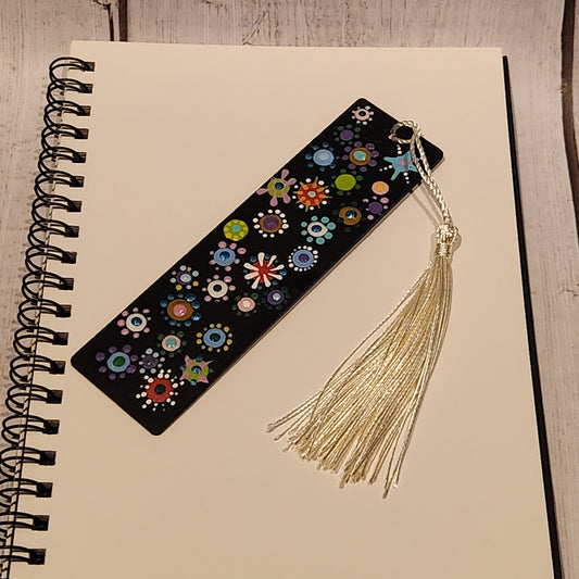 Hand-painted Mandala Bookmark Small Flowers | Handcrafted Collective