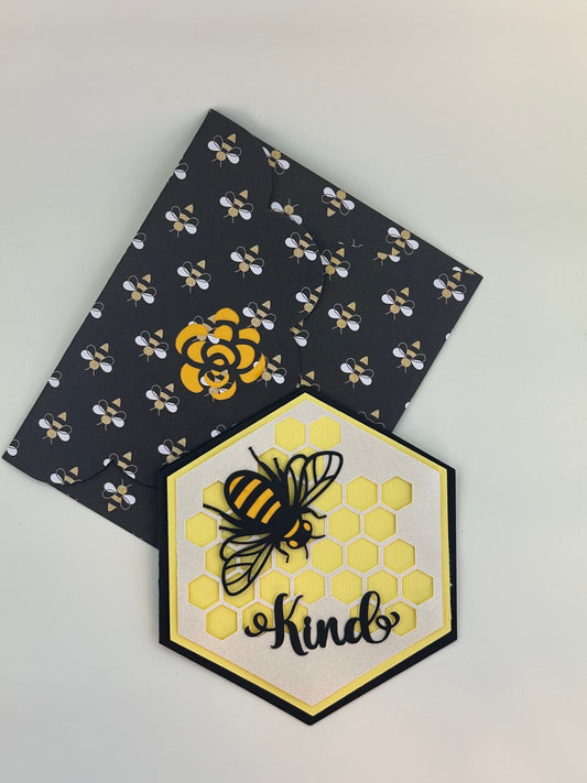 Bee Kind Greeting Card