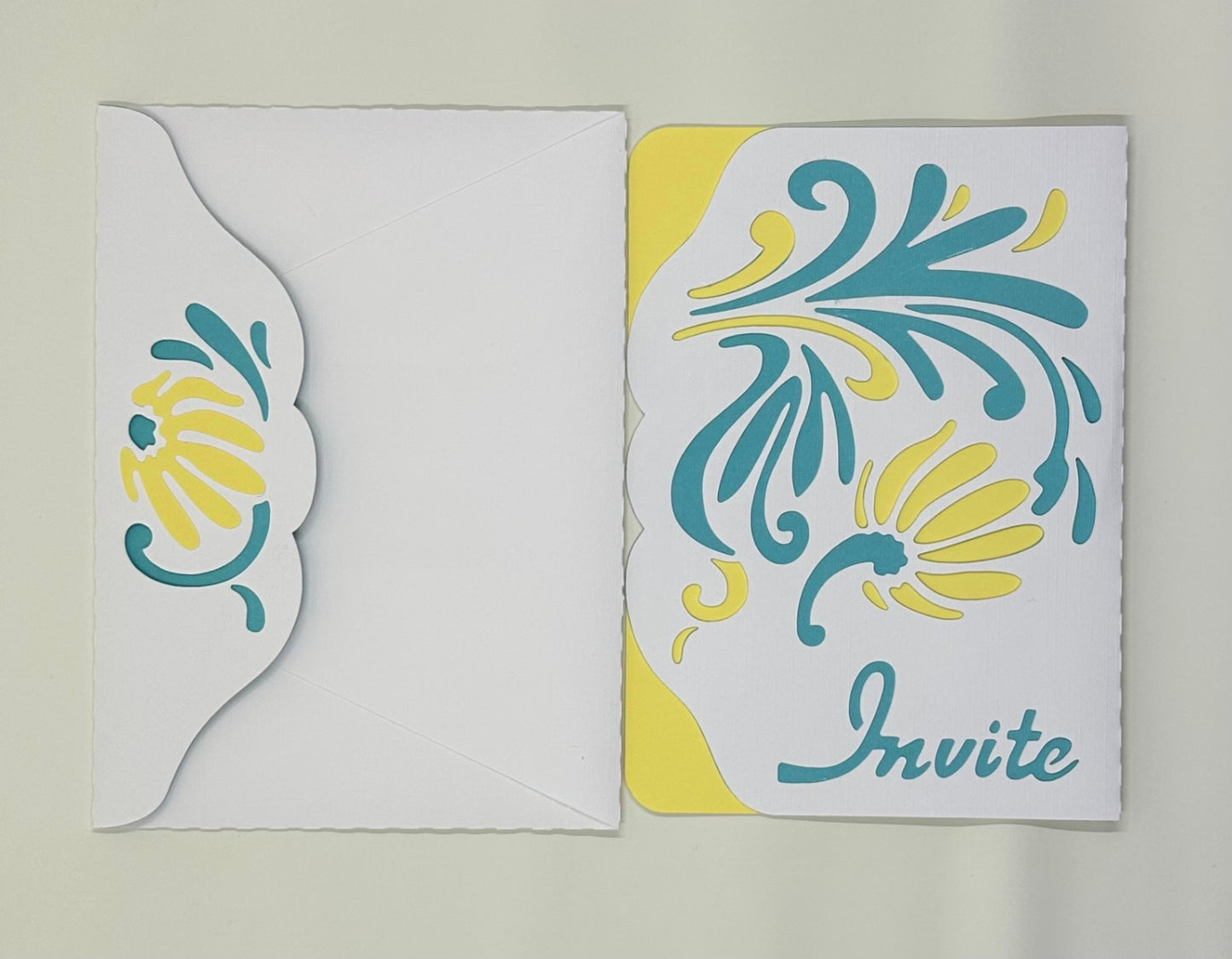 Fun Invitation Greeting Card with Matching Envelope