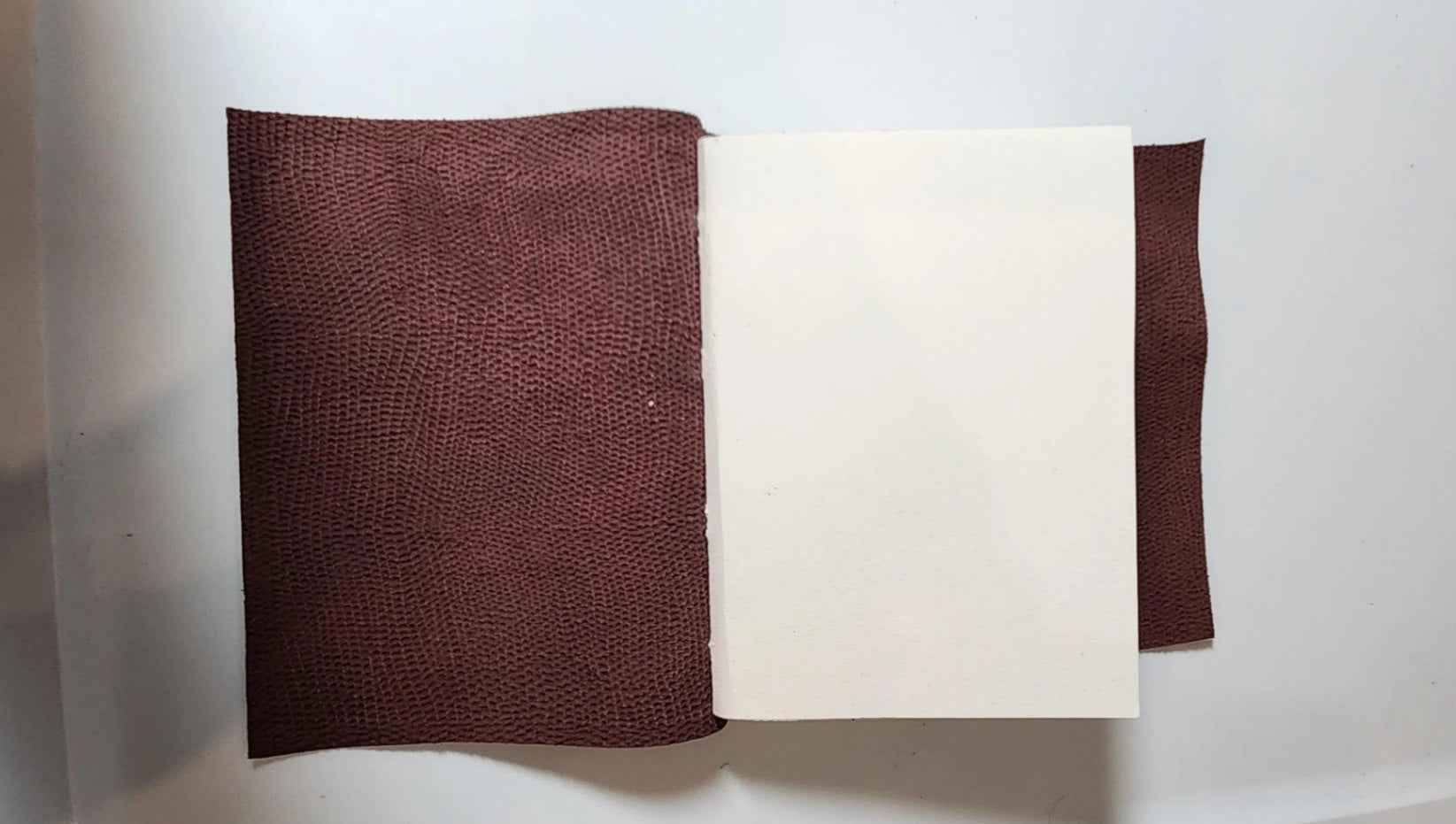 Red Embossed Leather Journal