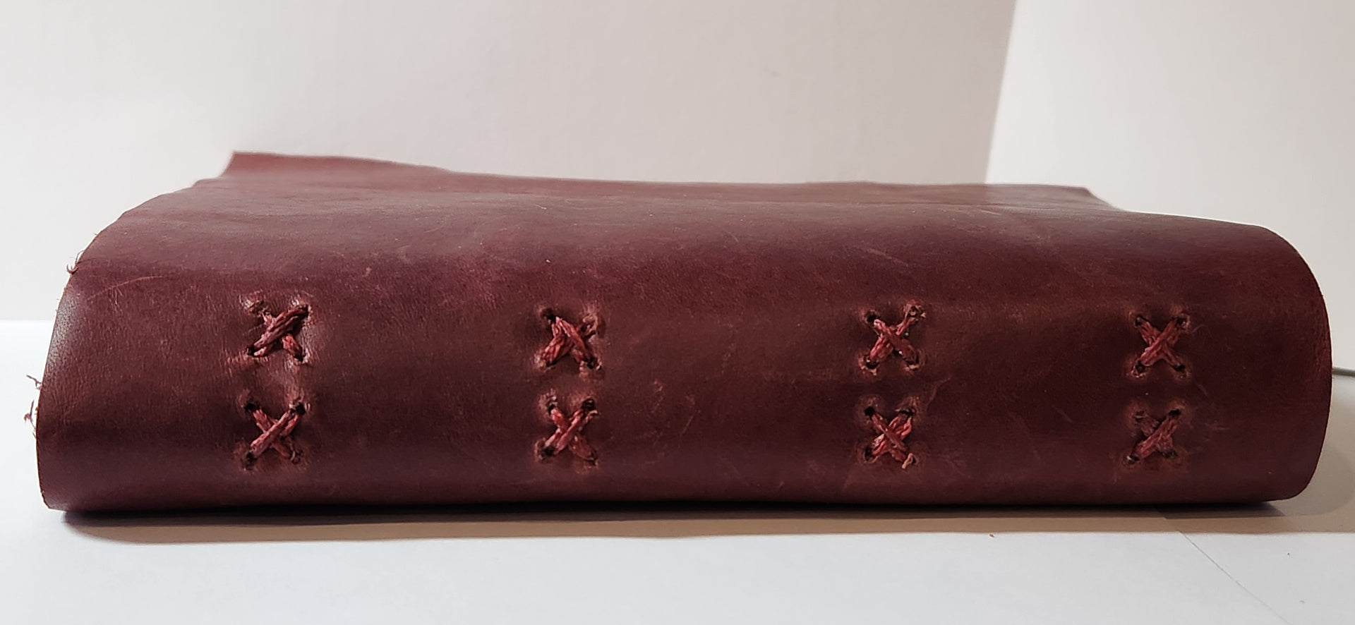 Soft Burgundy Cowhide Leather Journal