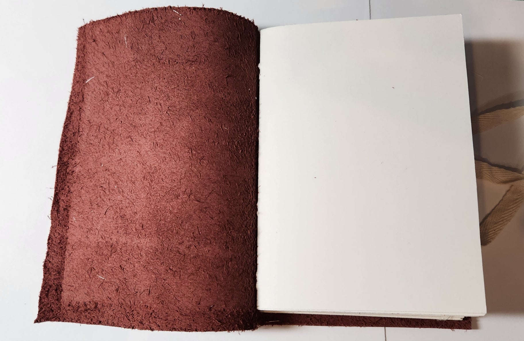 Soft Burgundy Cowhide Leather Journal