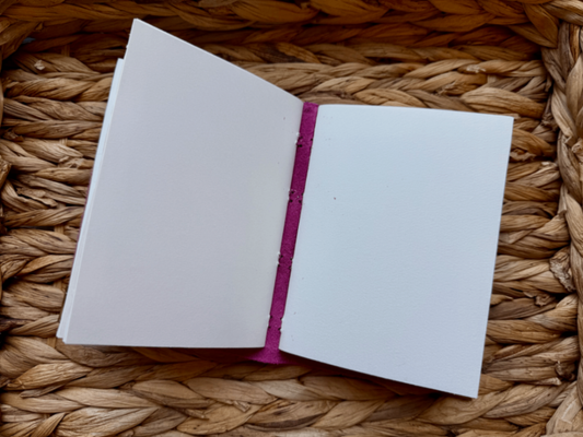 Purple Cowhide Leather Journal