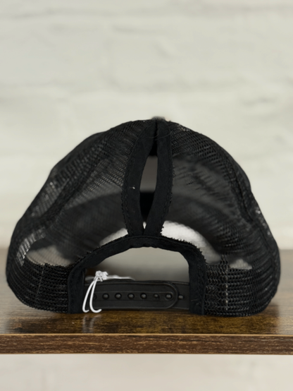 "Blessed" Leopard Print Leather Patch Hat