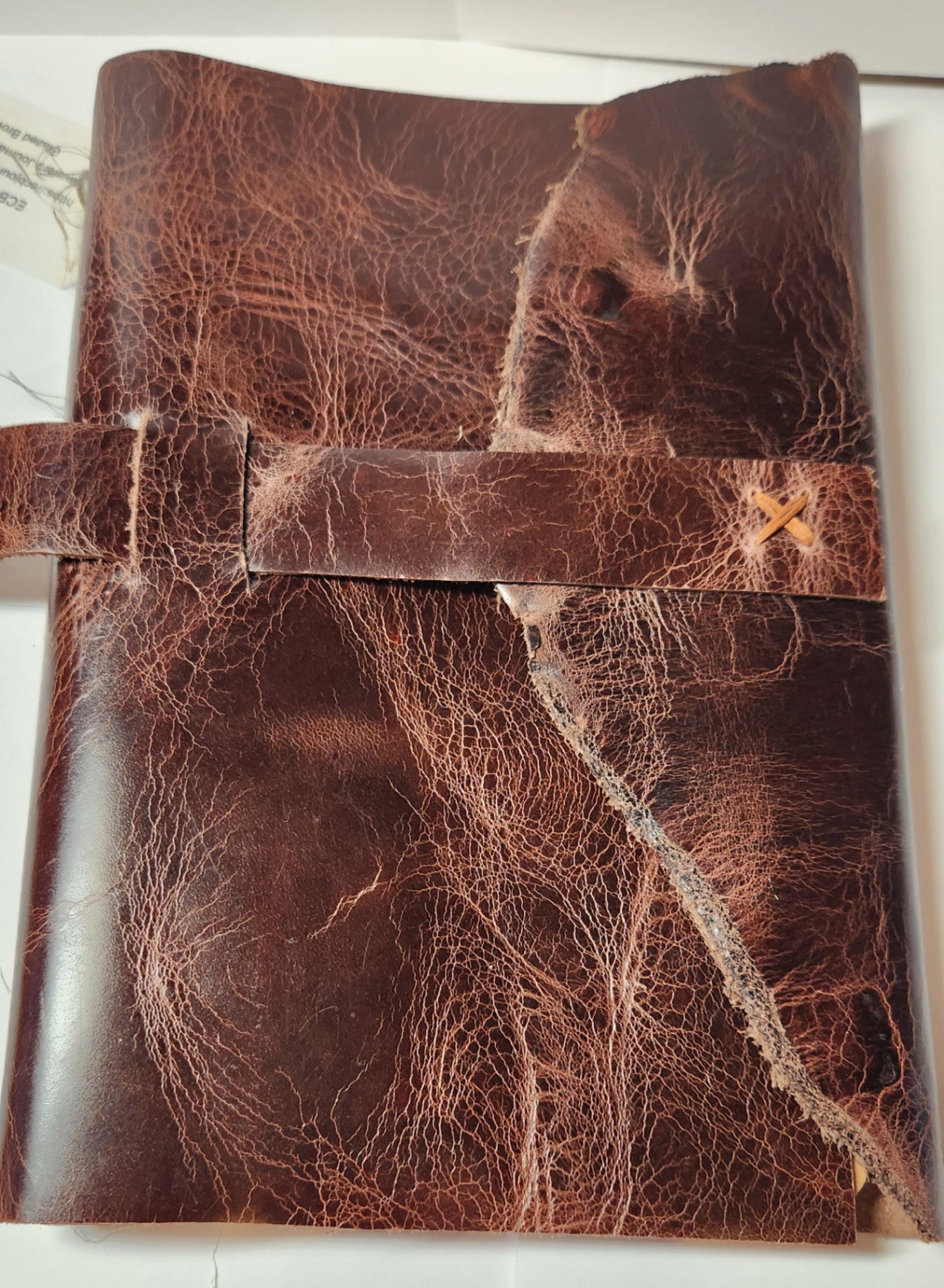 Brown Gloss Leather Traveler’s Journal