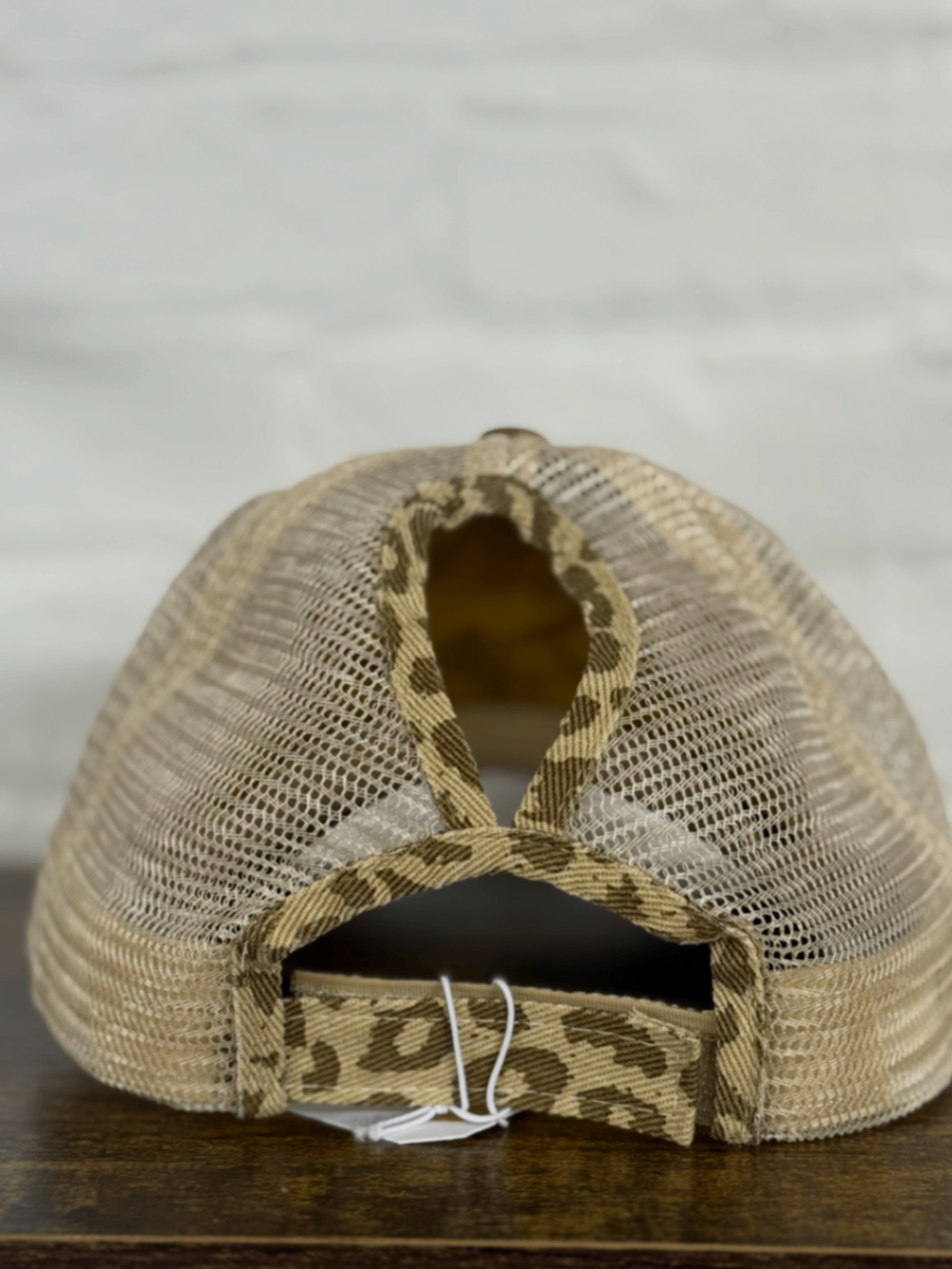 02 - Cheetah Print “Mind Your Own Motherhood” Leather Patch Hat