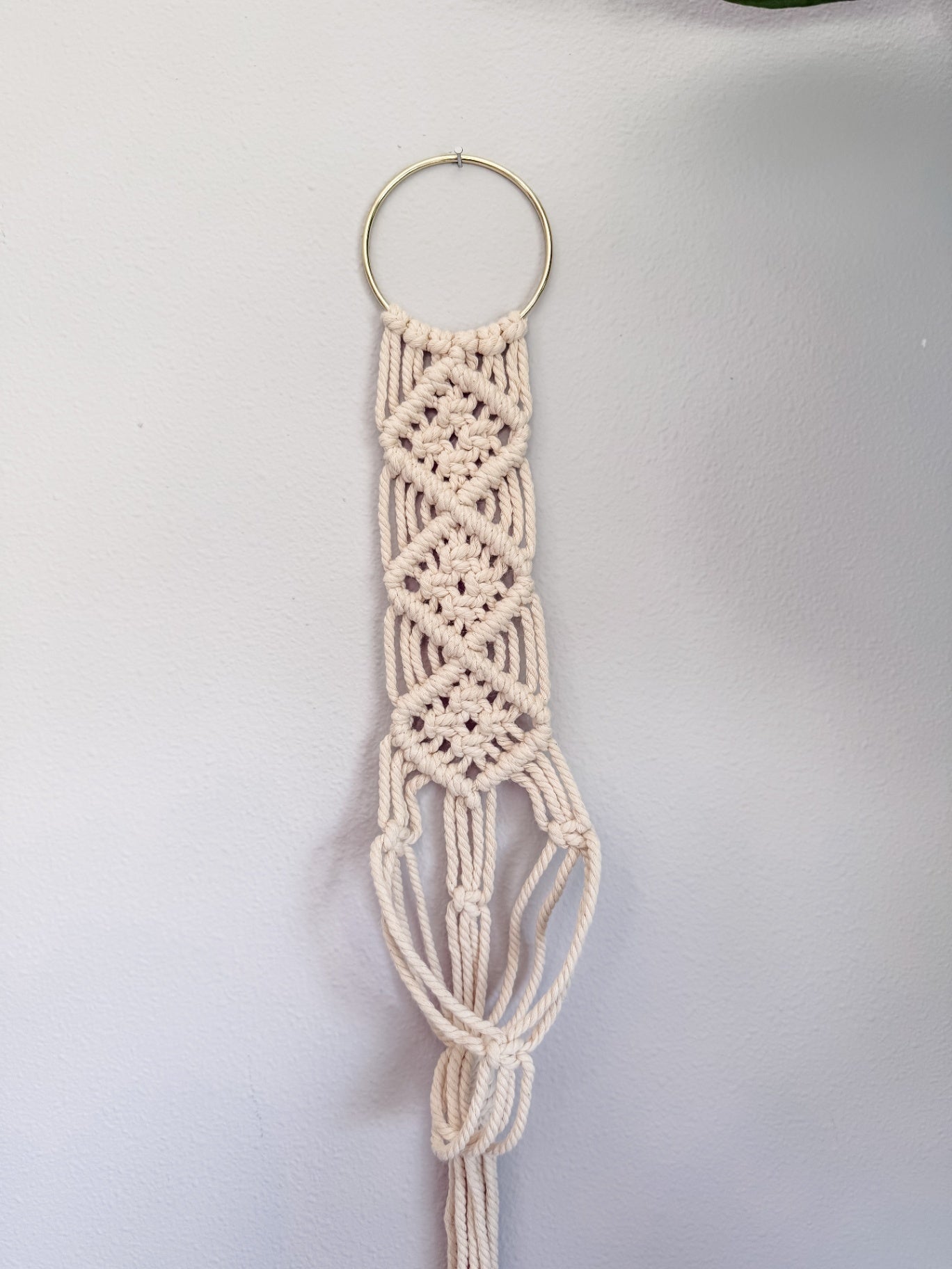 021 - "Heather" Macrame Plant Wall Hanger