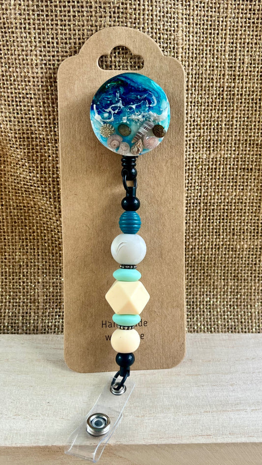 Ocean Treasures Resin Badge ID Reel