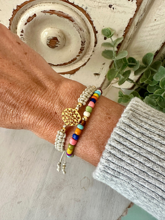 Multicolor Two Bracelet Set