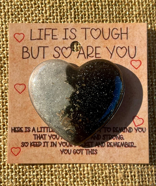 Midnight Spark Resin Pocket Hug